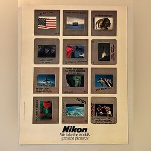 5/$20 Nikon 1981 Advertisement (Life Magazine print)